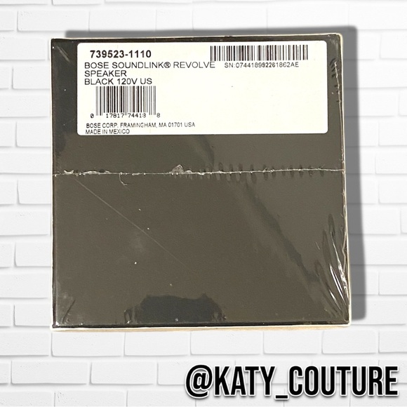 BOSE SOUNDLINK REVOLVE SPEAKER, BLACK, 120V US, NIB. - Picture 6 of 7